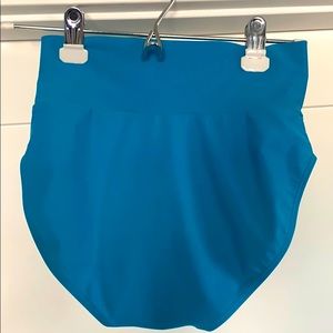 TURQUOISE full coverage swimsuit bottoms